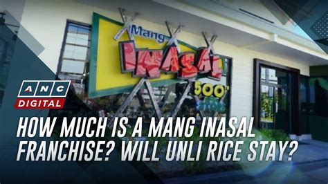 how much is the franchise of mang inasal